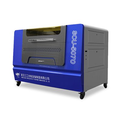 Machine de gravure au laser de laser de CO2 bleu et gris SCU5070X